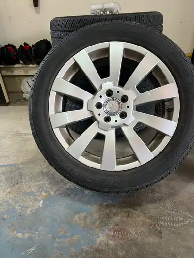 OEM Wheels off of 2010 Mercedes GLK 350 (with lugs), Toyo Q/T Open Country Tires 235/50R-19, 99V all...