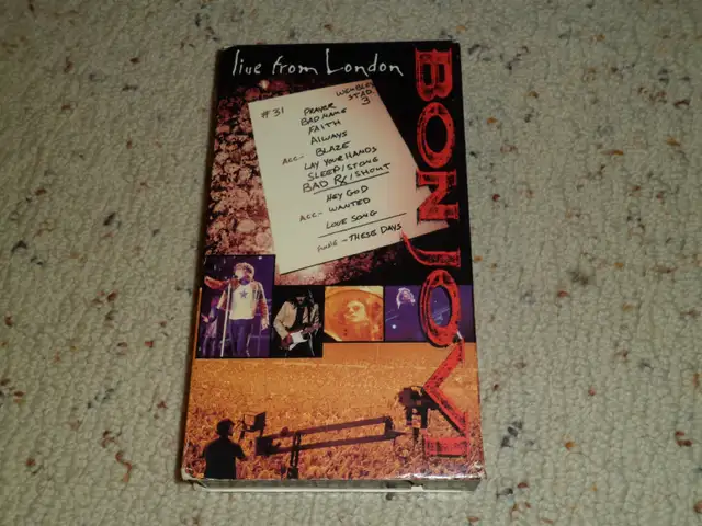 Bon Jovi - Live from London (VHS, 1995)