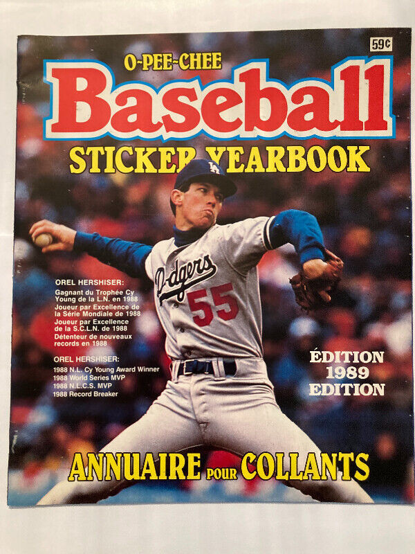 1989 OPC Baseball Sticker Book in Arts & Collectibles in Bedford