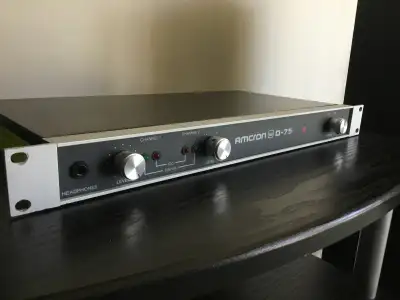Vintage Crown D-75 stereo power amplifier in good working condition Yes, its available