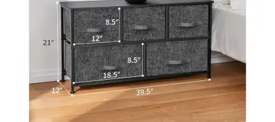 5-Drawer Dresser, View more