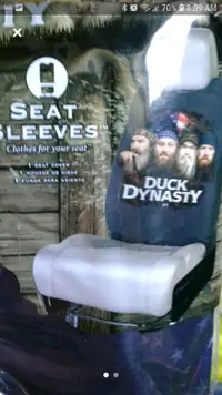 Duck Dynasty car seat covers NEW