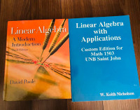 UNB Linear Algebra Textbooks