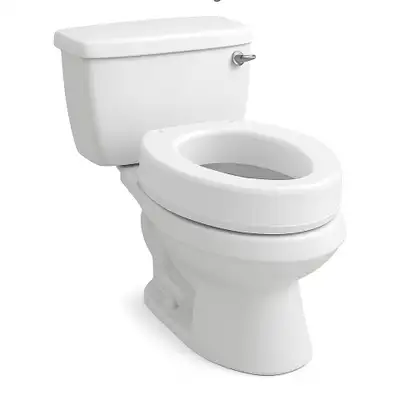 New Carex Toilet Seat Riser Safe Comfortable Fits Most Toilets, View more