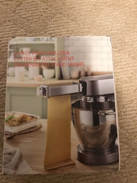 3 piece Pasta Roller and cutter for Kenwood mixers new in box