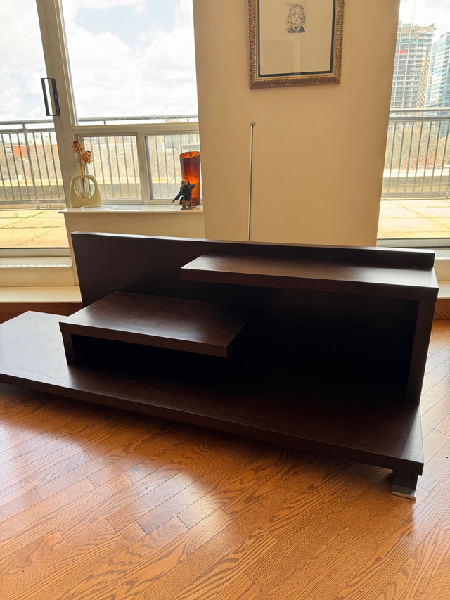 Console with shelves - like new!  in TV Tables & Entertainment Units in City of Toronto - Image 4
