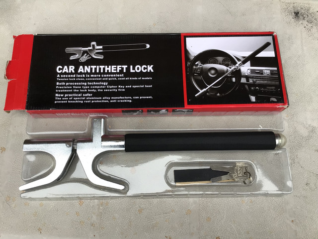 New Club Style Car Anti Theft Steering Wheel Lock in Other in Windsor Region - Image 2