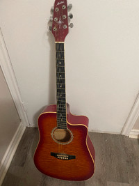 Montana acoustic guitar with amp plug in
