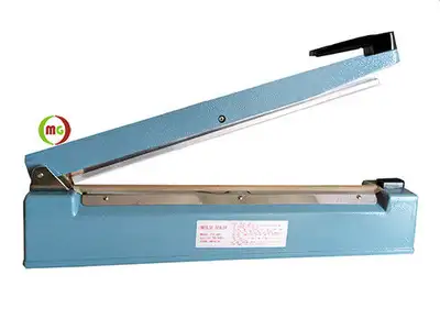 16" Manual Impulse Bag Sealer with 3mm sealing wide,Manual Seal Machine, Plastic Poly Bag Closer Kit...