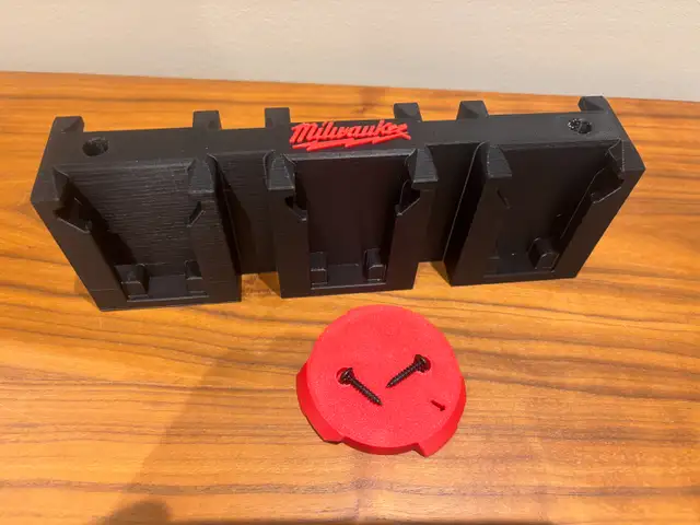 Milwaukee M18 Battery Wall Mount 4/6 Batteries Optional Packout in Power Tools in Markham / York Region - Image 10