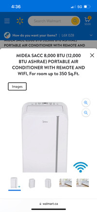 New The Midea 8k BTU Portable Air Conditioner will keep you feel