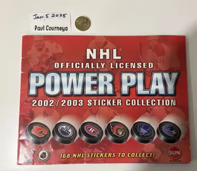 NHL 2002-03 Toronto Sun Power Play Sticker Complete Set , View more