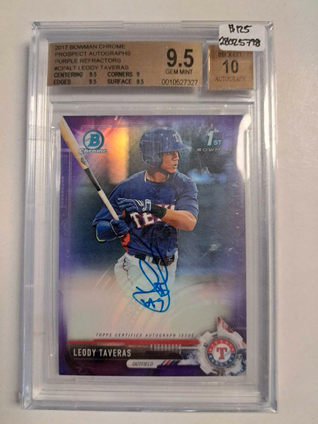 LEDDY TAVERAS SIGNED BASEBALL CARD (28025798) in Arts & Collectibles in Calgary