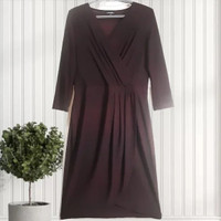 M | Long Sleeved Tulip Hem Maxi Dress