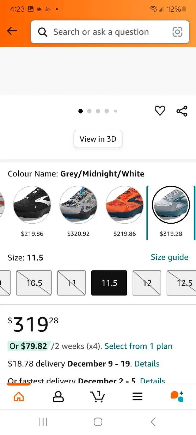 Men's sport Brooks launch 9 sneakers in Men's Shoes in Kitchener / Waterloo - Image 9
