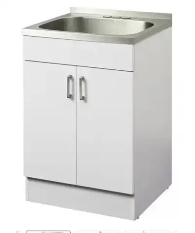 Stainless Steel Sink & Laundry Cabinet, View more