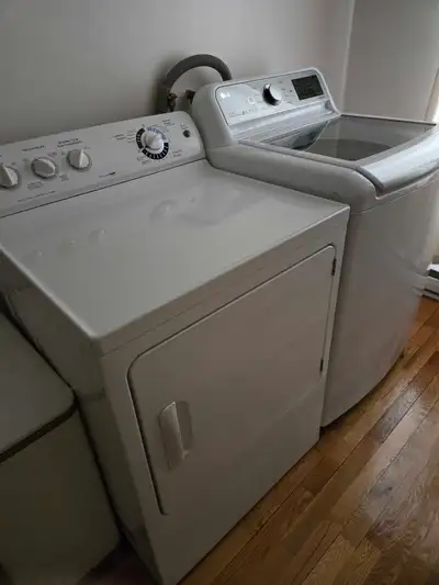 GE Dryer and LG Washer, View more