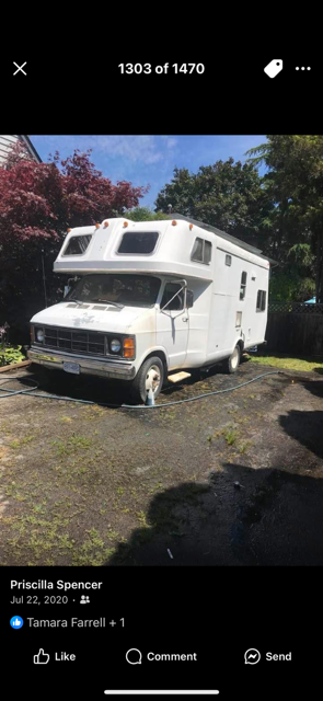 R.V. Chinook style for sale. Start working on beautifying the outside of this motorhome during the w...