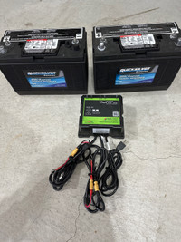 Marine/RV Batteries Plus Charger