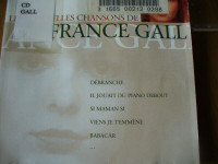 CD AUDIO FRANCE GALL COMPILATION LES PLUS BELLES CHANSONS