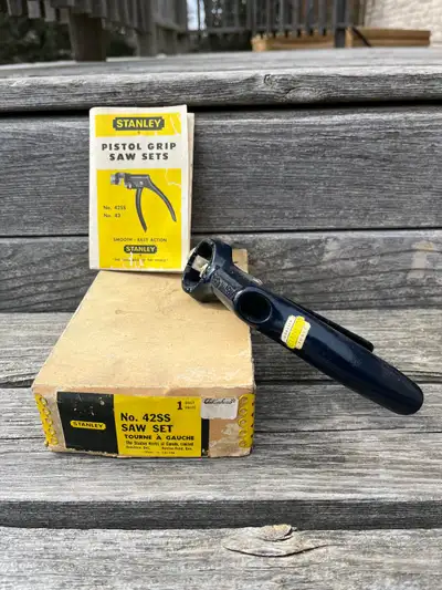 Vintage Stanley Saw Set 42W No. 42SS Sharpener Tool, View more