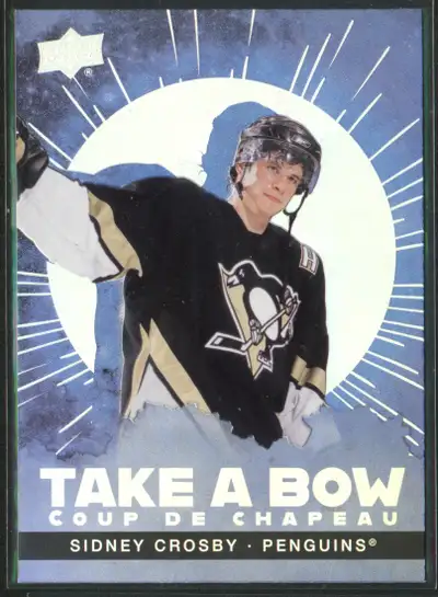 2024-25 Upper Deck Tim Hortons Rookies Take A Bow insert #TB-4 Sidney Crosby. Mint. Pick up or mail...