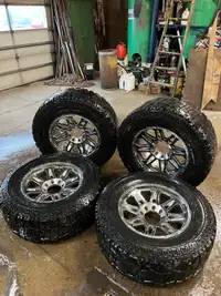 37x12.5R20 Dick Cepek Mud and Snow Tires on Pro Comp Xtreme Rims
