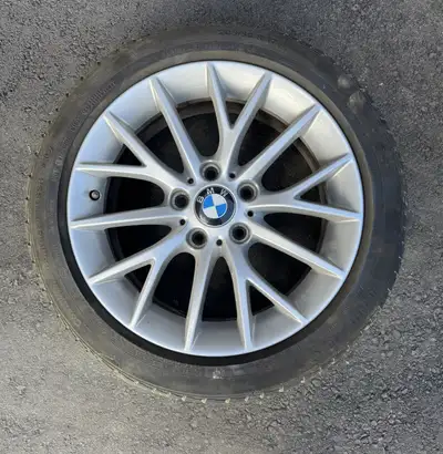 Up for sale are, previously enjoyed BMW wheels with a Continental winter tire, size 205/55R17. The t...