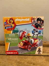 New Playmobil Duck On Call - Fire Rescue Mini-Car 70828
