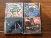 4 CDs - Stone Temple Pilots, Styx Greatest Hits - $1 each