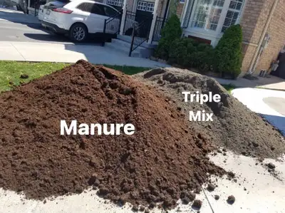 2 Yards Garden Soil/Triple Mix/Manure- FREE DELIVERY, View more