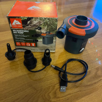 NEW!Ozark Trail 4.8V Rechargeable Air Pump Using USB Cable 62193