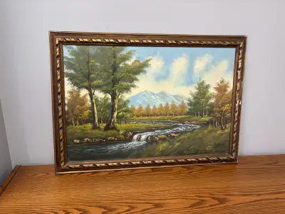 Framed Landscape Painting, View more