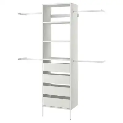Ikea AURDAL Wardrobe Combination - White - Brand New in Box, View more