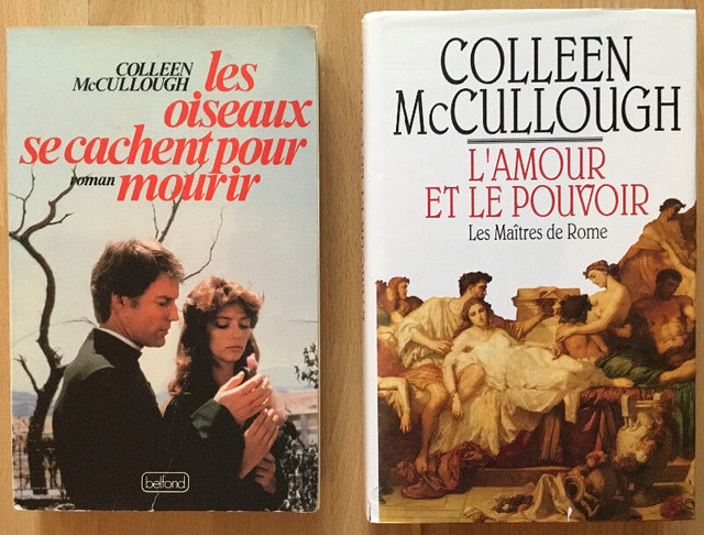 Romans de Colleen McCullough (les 2 pour $5) in Other in Trois-Rivières