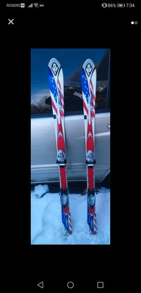 146 CM K2 SKIS WITH TYROLIA CARVE BINDINGS