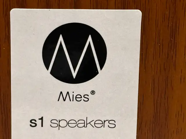 Mies S1 Speakers - Pair in General Electronics in Markham / York Region - Image 4