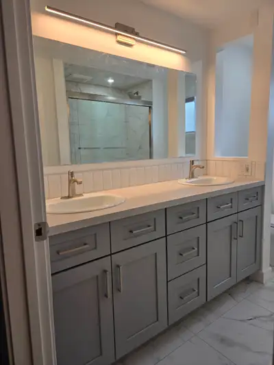 Legal 2 bedroom and 1 bathroom suite. Separate private entrance. Brand new renovation and fresh list...