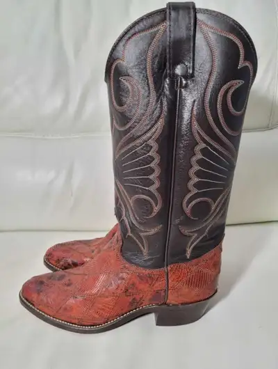 Teju Lizard Cowboy Boots NEW, View more