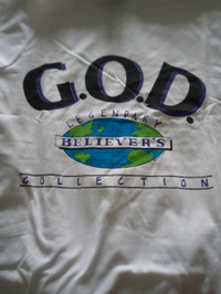 Christian theme imprinted T shirts