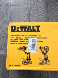 Dewalt Impact Driver and Drill Combo