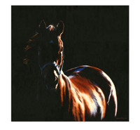 Signed limited edition framed horse painting/print 