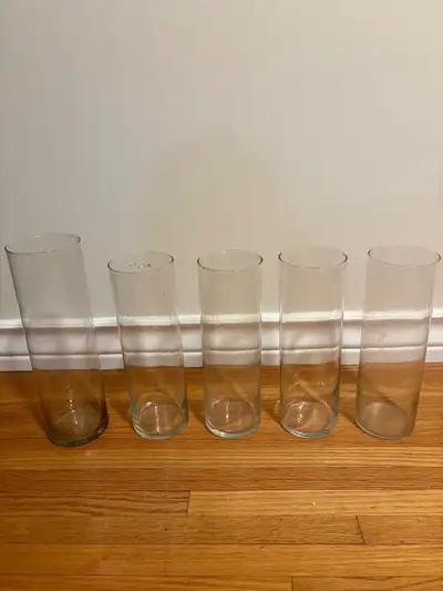 Glass Pillar Vases, View more