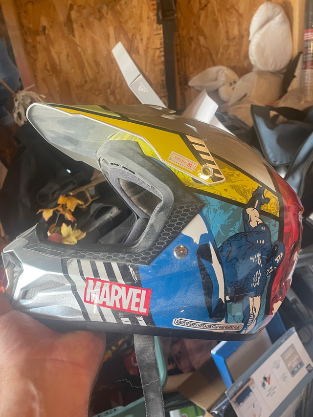 You medium. Marvel quad /Dirtbike helmet | Other | Winnipeg | Kijiji