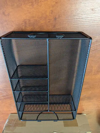 Metal Black Desk Drawer Organizer – New Condition, View more