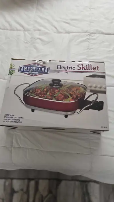 New price**** Electric skillet, View more