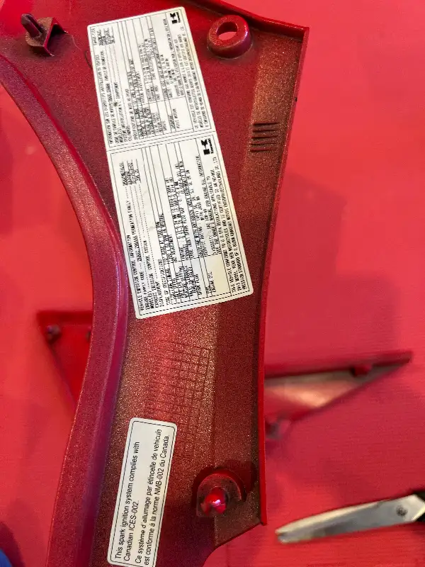 Kawasaki Ninja 300 Seat Side Cowl rear tail fairing 530650026H8 in Other in Barrie - Image 11