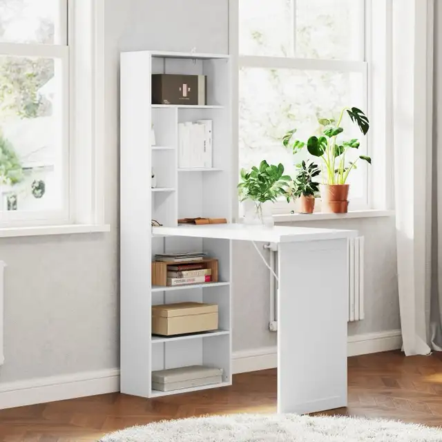Wall mount Fold-out Convertible Office Desk  in Desks in Markham / York Region - Image 3