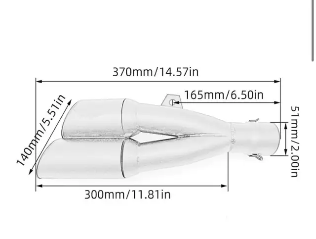 Motorcycle Exhaust Pipe 51mm  in Touring in Edmonton - Image 8