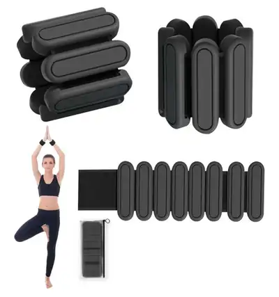 Wearable Wrist & Ankle Weights (1lb Each, 2 Per Set), Adjustable, View more